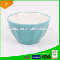 Inner colored white outside colored ceramic bowl, ceramic bowl for promotional, ceramic soup bowl